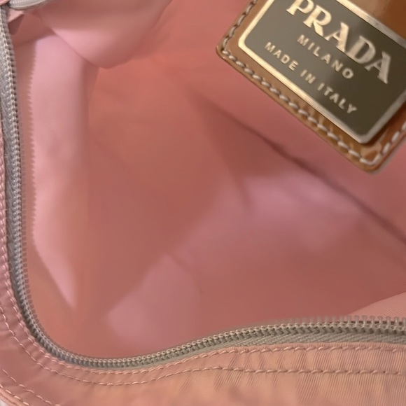 Prada Vela Sport Pink Nylon Messenger Crossbody Bag